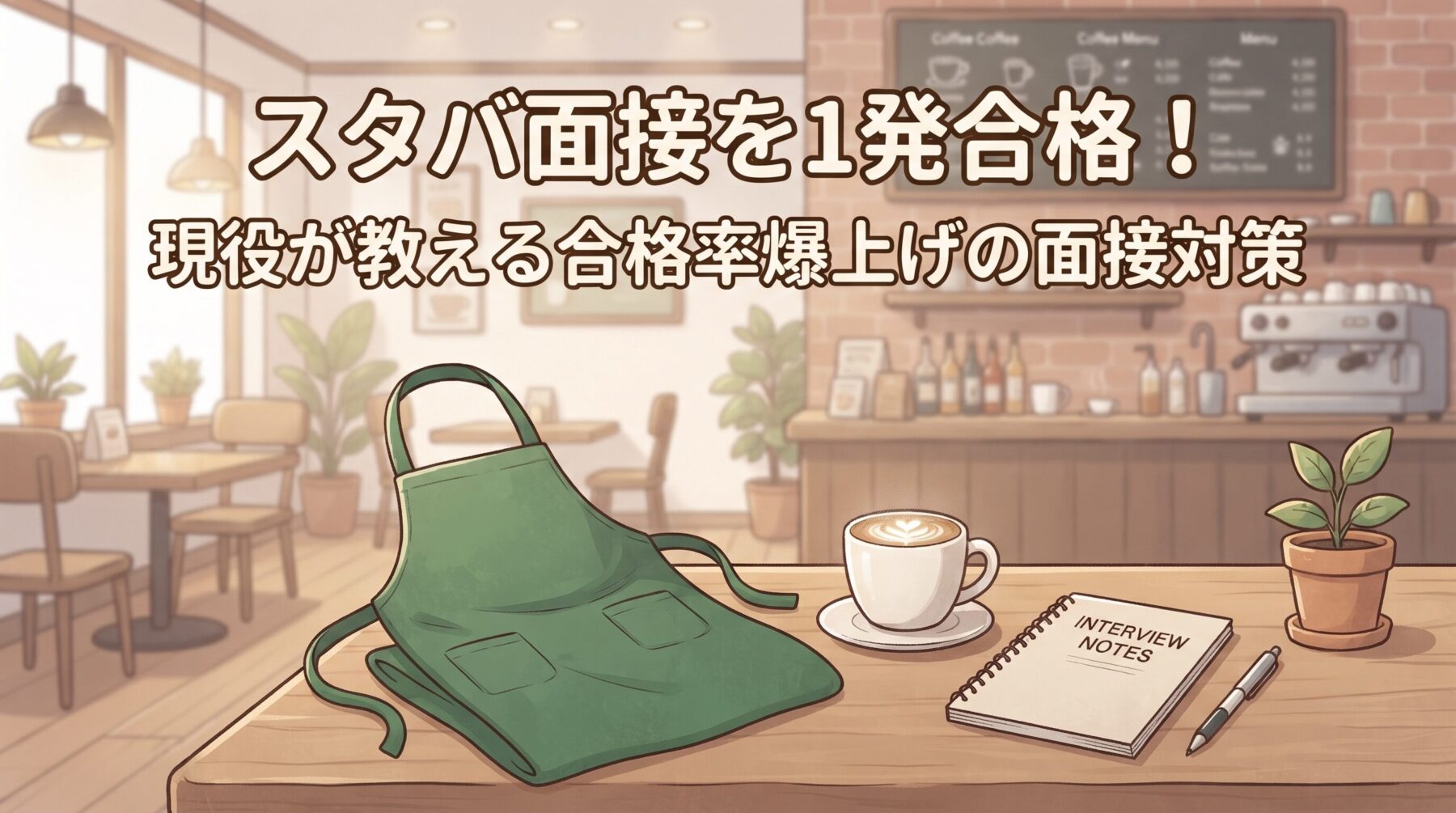 スタバ面接を1発合格！現役が教える合格率爆上げの面接対策